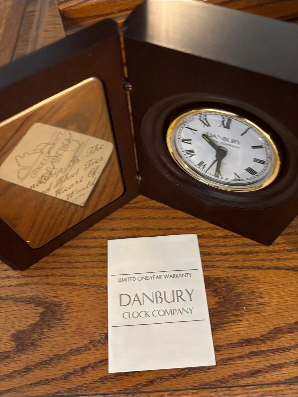 Danbury Clock Co. folding desk